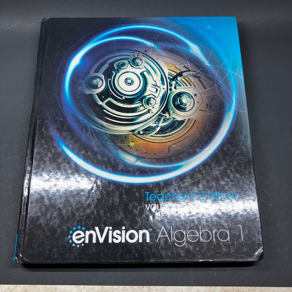 Pearson enVision Algebra 1 Teacher's Edition Volume 1 Blue Common Core Hardcover